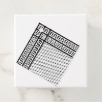 Símbolo Keffiyeh do Padrão de Resistência Palestin