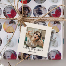 Simple Happy Birthday One Photo