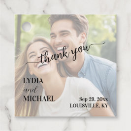 Etiquetas Para Lembrancinhas Simple Text Overlay Photo Wedding