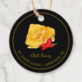 Etiquetas Para Lembrancinhas Simples Honeycomb Chili Infuso Mel Hang Tag