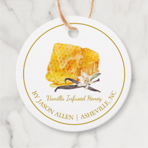 Etiquetas Para Lembrancinhas Simples Honeycomb Vanilla Mel Hang Tag Infuso