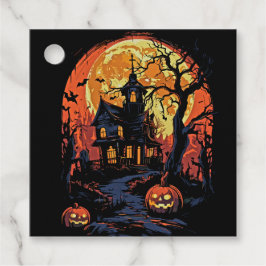 Etiquetas Para Lembrancinhas Sinal de Favorecimento da Casa Assaltada Spooky