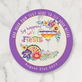 Etiquetas Para Lembrancinhas Sip Happens! Vamos FESTEJAR Personalizado