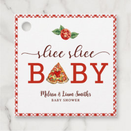 Etiquetas Para Lembrancinhas Slice Slice Pizza Bebê Tags de Favor do Chá de fra