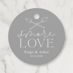 Etiquetas Para Lembrancinhas Smore Love Wedding Bridal Festa de aniversário Fav