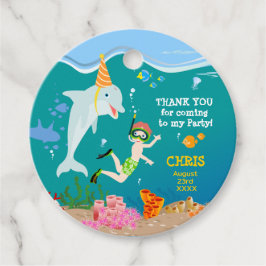 Etiquetas Para Lembrancinhas Sob o mar golfinhos e festas de aniversário de gar