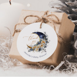 Etiquetas Para Lembrancinhas Sobre o marinho da lua obrigado de ouro