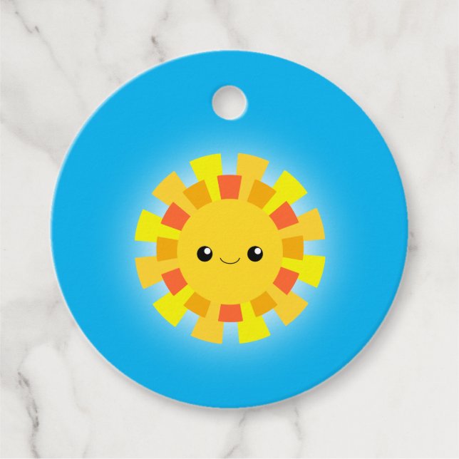 Etiquetas Para Lembrancinhas Sol (Frente)
