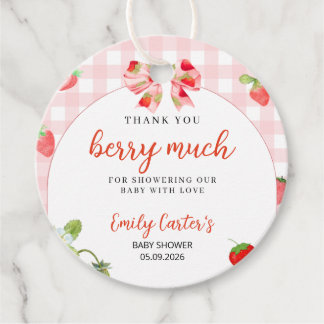 Etiquetas Para Lembrancinhas Someone Berry Sweet Baby Shower Invitation