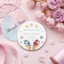 Etiquetas Para Lembrancinhas Sorvete A Festa de aniversário Dos Gêmeos Mais Fre