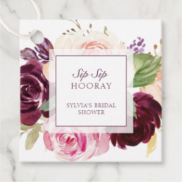 Etiquetas Para Lembrancinhas Sorvete Sip Hooray Amora Encantada Floral Chá de N
