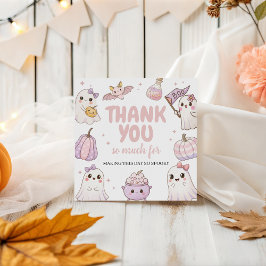 Etiquetas Para Lembrancinhas Spooky Ghost Primeiro Aniversário Obrigado