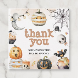 Etiquetas Para Lembrancinhas Spooky Halloween Obrigado Tag