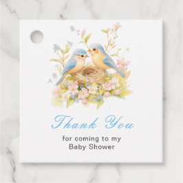 Etiquetas Para Lembrancinhas Spring Birds Baby Shower