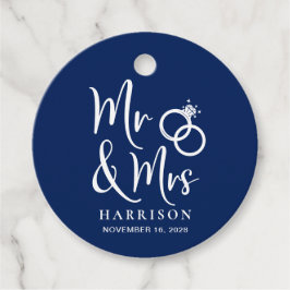 Etiquetas Para Lembrancinhas Sr. Marinho Blue Wedding