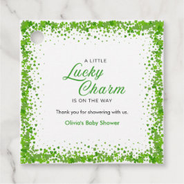 Etiquetas Para Lembrancinhas St Patrick's Day A Little Lucky Charm Baby Shower 