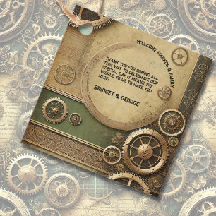 Etiquetas Para Lembrancinhas Steampunk Victorian Gearwork obrigado