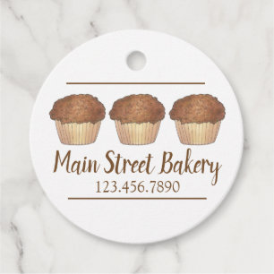 Etiquetas Para Lembrancinhas Streusel Crumb Muffin Feito Por Bakery Baker Comid