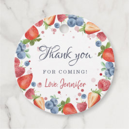 Etiquetas Para Lembrancinhas Summer Sweet Berry Primeiro Aniversário