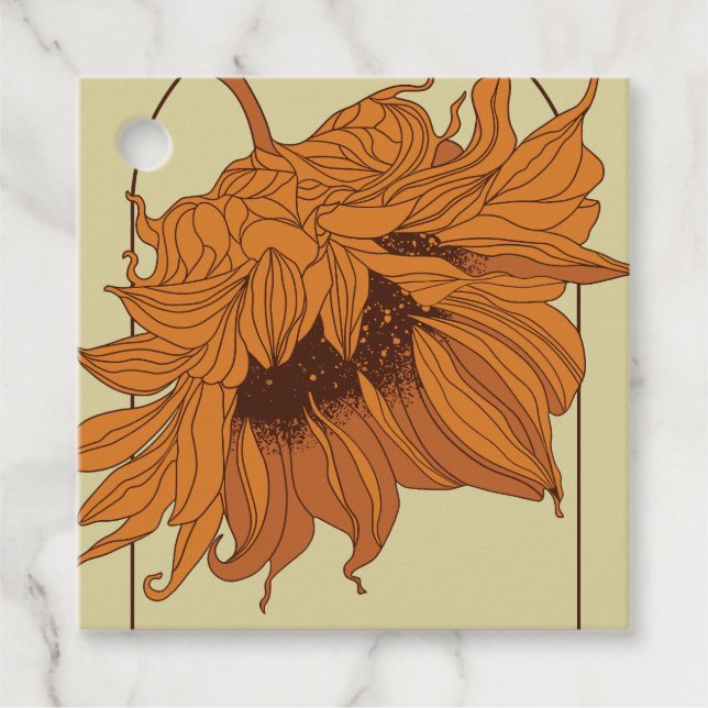 Etiquetas Para Lembrancinhas Sun & Bloom (Frente)