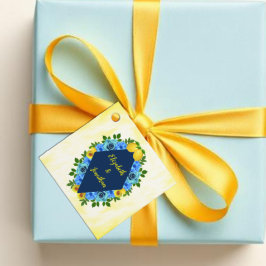 Etiquetas Para Lembrancinhas Sunny Lemon Floral Wedding
