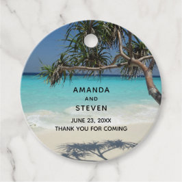 Etiquetas Para Lembrancinhas Sunny Tropical Beach Ocean Paradise Weding