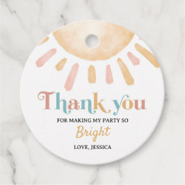 Etiquetas Para Lembrancinhas Sunshine Boho Sun Aniversário Obrigado