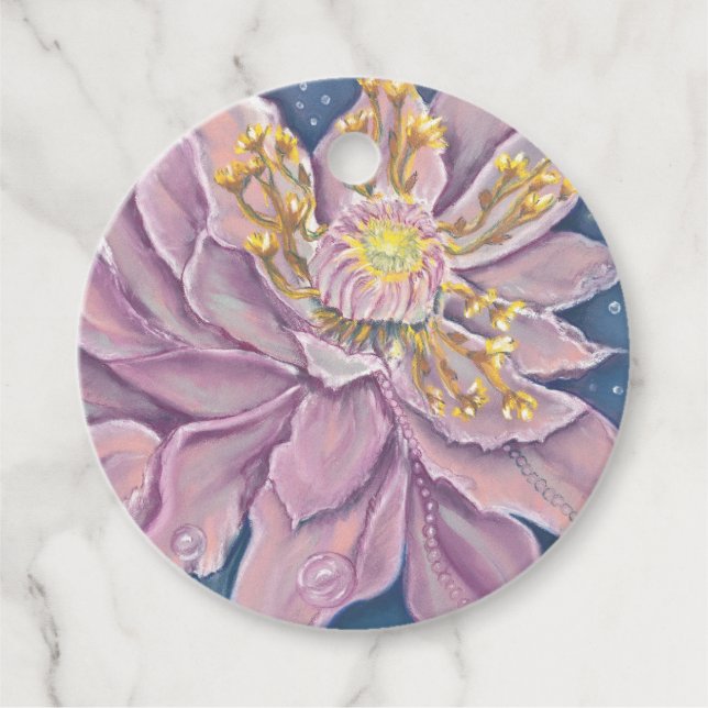 Etiquetas Para Lembrancinhas Supernatural Flower (Frente)