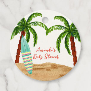 Etiquetas Para Lembrancinhas Surf Tropical Summer Baby On Conselho Chá de frald