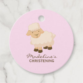 Etiquetas Para Lembrancinhas Sweet Little Lamb Baby Christening
