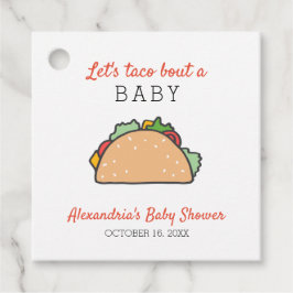 Etiquetas Para Lembrancinhas Taco De Vamos Bout A Chá de fraldas Fiesta