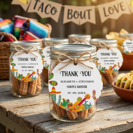Etiquetas Para Lembrancinhas Taco sobre o amor casal chuveiro obrigado