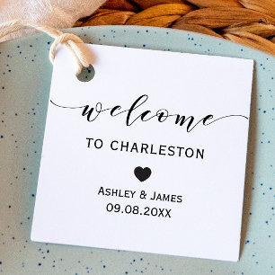 Etiquetas Para Lembrancinhas Tag bem-vindos Wedding do presente para as bolsas