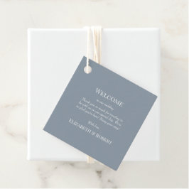 Etiquetas Para Lembrancinhas Tag de Presente de Boas-Vindas de Casamento Azul P