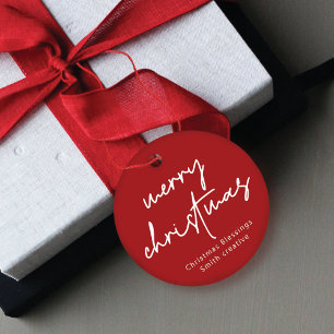 Etiquetas Para Lembrancinhas Tag de presente de Natal da Tipografia de Escrip M