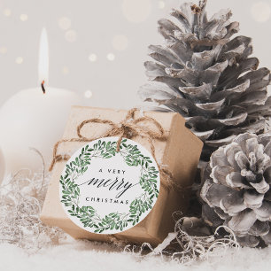 Etiquetas Para Lembrancinhas Tag naturalmente alegres do presente do Natal da