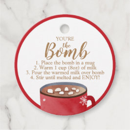 Etiquetas Para Lembrancinhas Tags de bomba de chocolate quente Você é o Cacau-B