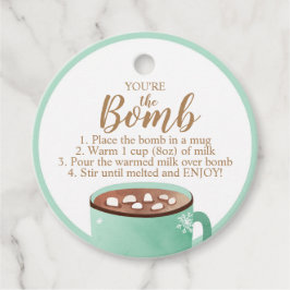 Etiquetas Para Lembrancinhas Tags de bomba de chocolate quente Você é o Cacau-B