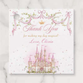 Etiquetas Para Lembrancinhas Tags de Favor de Aniversário do Castelo da Princes