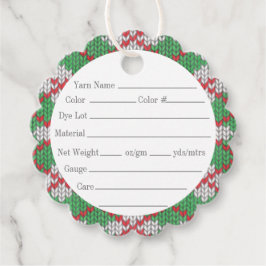 Etiquetas Para Lembrancinhas TAGS DE FIO ARGYLE DE NATAL TECIDO 2" Redondos com