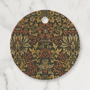 Etiquetas Para Lembrancinhas Tapeçaria do Jardim de Flores de William Morris