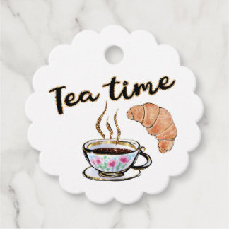 Etiquetas Para Lembrancinhas Tea time Favor Tags, chá paty fornece chá festa