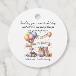 Etiquetas Para Lembrancinhas Teddy Bear Balões Crianças Foto Aniversário