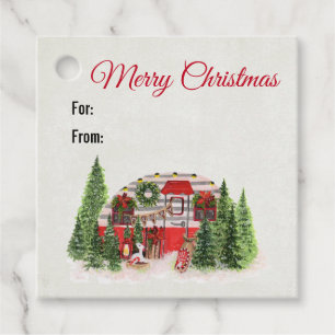 Etiquetas Para Lembrancinhas Tema da Porta-Voz do Trailer de Natal