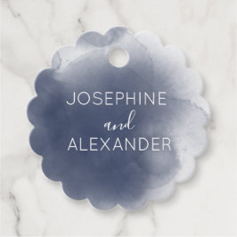 Etiquetas Para Lembrancinhas Tema de Aquarela Azul