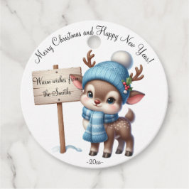 Etiquetas Para Lembrancinhas Tema de Natal Colorido Moderno