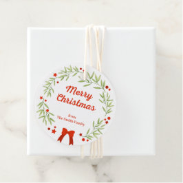 Etiquetas Para Lembrancinhas Terra e estrelas de Natal elegantes