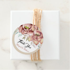 Etiquetas Para Lembrancinhas Terracotta aqucolor flores do casamento floral