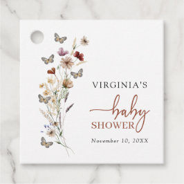 Etiquetas Para Lembrancinhas Terracotta Boho Chá de fraldas