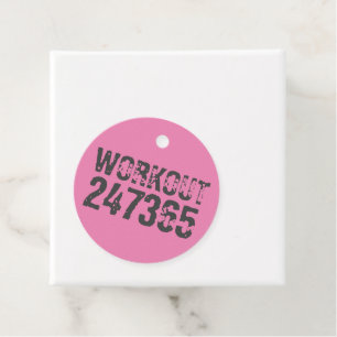 Etiquetas Para Lembrancinhas Texto vestido e arranhado Workout 247365 rosa